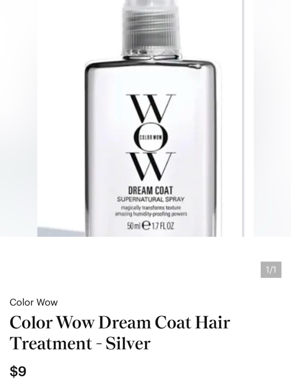 Color Wow Dream Coat Hair Treatment Spray - Silver